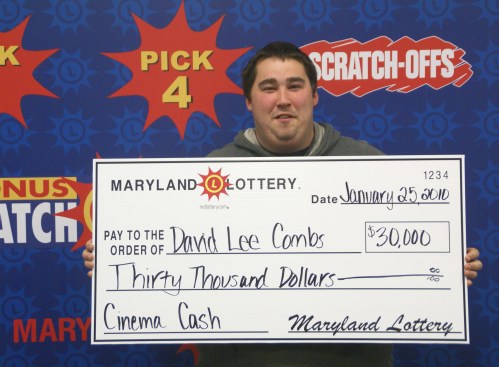 David Combs, Image From Maryland Lottery